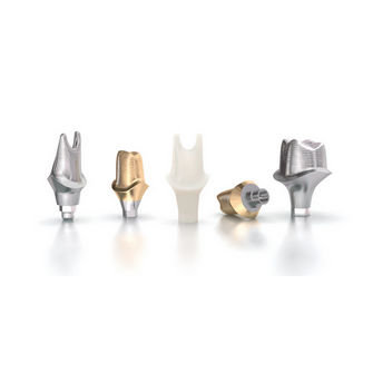 Implantat-Abutment / Titan - ATLANTIS™ - DENTSPLY Implants GmbH - inneres Sechseck / gewinkelt