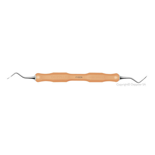 Dentalkürette - F10 - DEPPELER - autoklavierbar / für Furkationen