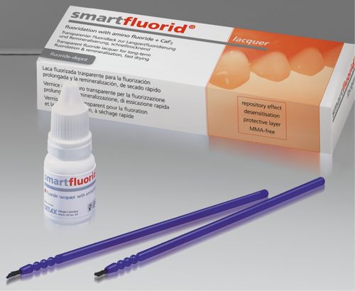 Zahnmedizinisches Material / Fluorid - smartfluorid® lacquer - DETAX GmbH & Co. KG   - zur Dentalrestaurierung / transparent