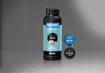Zahnmedizinisches Material / Harz - FREEPRINT® TRYIN - DETAX GmbH & Co. KG   - zur Dentalrestaurierung / für 3D-Druck / photopolymerisierbar