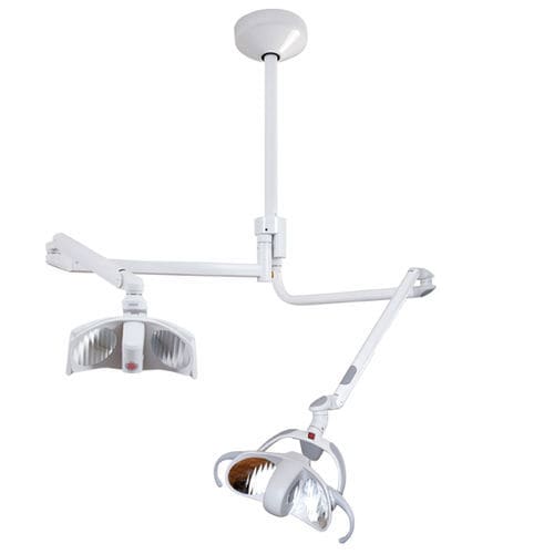 Deckenmontierter Verteilerarm - DUO - FARO - für Intensivpflege / mit Gelenk / OP-Leuchte