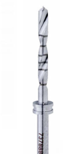 Bohrer für Dentalimplantologie - 41SA102020 - FFDM-Pneumat   - Edelstahl / zylindrisch