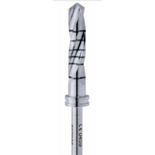 Bohrer für Dentalimplantologie - 41SB102035 - FFDM-Pneumat   - Edelstahl / Schneid / zylindrisch