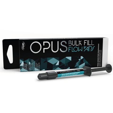 Zahnmedizinisches Material / Flüssigkomposit - Opus Bulk Fill Flow  - FGM Dental Products - zur Dentalrestaurierung / für Seitenzähne / lichtdurchlässig