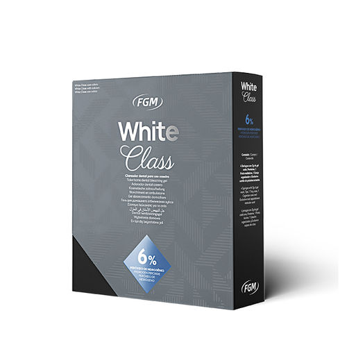 Zahnmedizinisches Material / für Zahnaufhellung - WHITE CLASS - FGM Dental Products - Gel / weiß