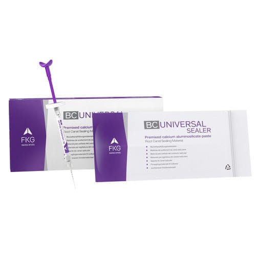 Zahnmedizinisches Material / Hydroxyapatit - BC Universal - FKG Dentaire - für Wurzelkanalfüllung / biokompatibel