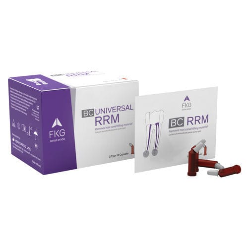 Zahnmedizinisches Material / Hydroxyapatit - BC UNIVERSAL RRM - FKG Dentaire - für Wurzelfüllung / weiß / röntgendicht