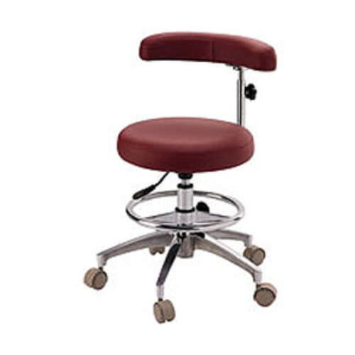 Dentalhocker - Flight Dental Systems   - höhenverstellbar / mit Rückenlehne / auf Rollen