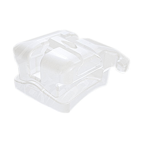 Orthodontie Bracket / ästhetisch - TruKlear® - FORESTADENT BERNHARD FÖRSTER GMBH   - selbstabklemmend / Keramik / rechteckig