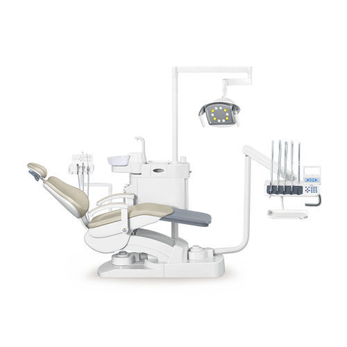 Dentale Behandlungseinheit / mit Stuhl - AL-388S2 - Foshan Anle Medical Apparatus - mit flexiblem Kopfstück / mit Hygienesystem / mit Instrumententräger