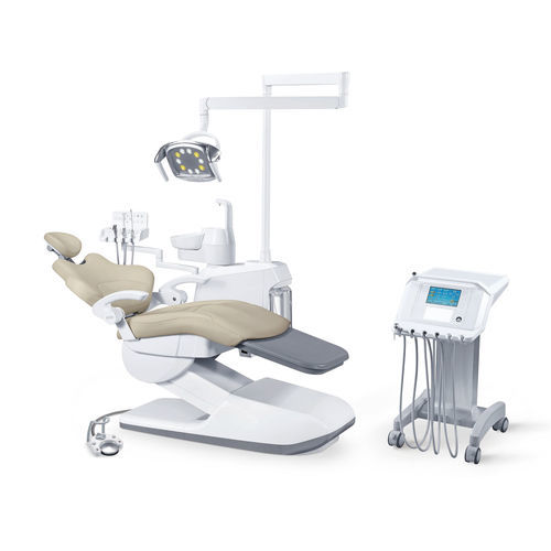 Dentale Behandlungseinheit / mit Stuhl - AL-388SB - Foshan Anle Medical Apparatus - mit flexiblem Kopfstück / mit Hygienesystem / mit Instrumententräger
