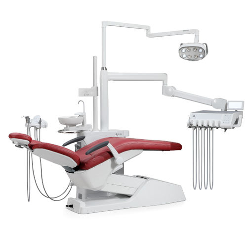Dentaleinheit mit elektrisch bedientem Stuhl - S9 - Foshan Roson Medical Instrument - kompakt / mit flexiblem Kopfstück / mit Hygienesystem