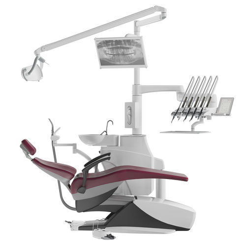 Dentale Behandlungseinheit / mit elektromechanischem Stuhl - GALLANT Omnipratique - Galit - kompakt / mit Instrumententräger / mit Licht