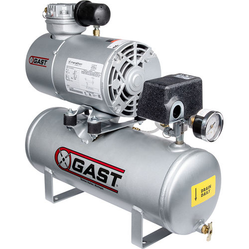 Medizinisches Luft-Kompressionssystem - 2LAF-46T-M200EX - GAST GROUP LTD   - Kolben / trocken / Thermo