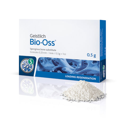 Xenograft-Knochenersatzmaterial - Bio-Oss® S - Geistlich Pharma - für Zahnchirurgie / Granulat
