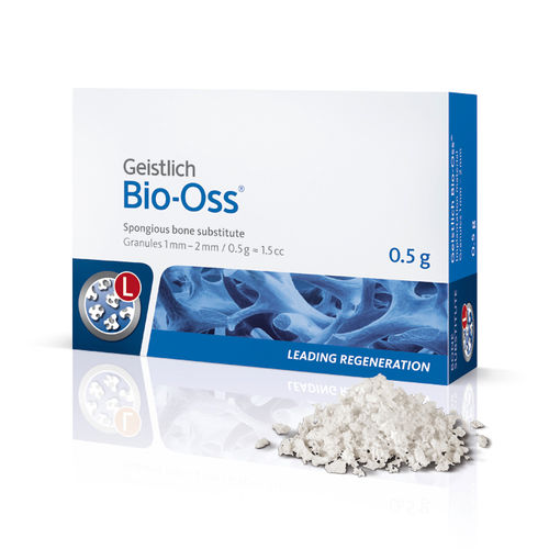 Xenograft-Knochenersatzmaterial - Bio-Oss® L - Geistlich Pharma - für Zahnchirurgie / Granulat