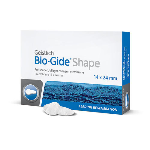 Matrix / wiederherstellende Chirurgie - Bio-Gide® Shape - Geistlich Pharma - Collagenbeschichtung