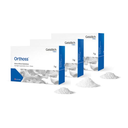 Allograft-Knochenersatzmaterial - Orthoss® - Geistlich Pharma - für orthopädische Chirurgie / Granulat