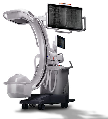 Mobiler C-Bogen - BELLIGER ACE - Genoray - mit Flachbildsensor / mit integriertem Bildschirm