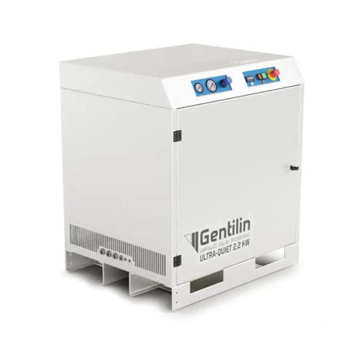 Medizinischer Luftkompressor - QUBE DRY 300 H - Gentilin - mit Lufttrockner / ölfrei / geräuscharm