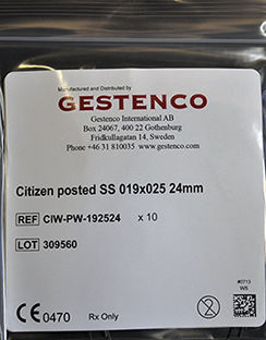 Kieferorthopädischer Draht / NiTi - CITIZEN  - Gestenco International AB   - Edelstahl