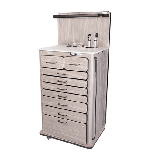 Krankenhausschrank - Tall Maxi  - Global Surgical Corporation   - mit Schublade / Edelstahl / Aluminium