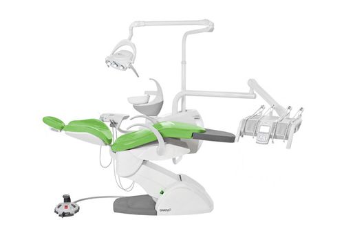 Dentale Behandlungseinheit / mit elektromechanischem Stuhl - Gnatus G8 H - Gnatus - mit Instrumententräger / mit Licht