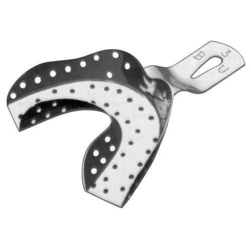 Dentaler Abdrucklöffel / Dental unten - HWL 218-00 - Karl Hammacher - perforiert