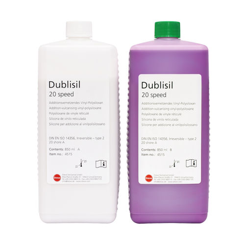 Zahnmedizinisches Material / Silikon - Dublisil® 20 speed - Dreve Dentamid GmbH   - Duplikator / Fräs