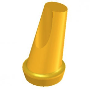 Implantat-Abutment / Titan - MAT50-15 - EASY SYSTEM IMPLANT - mit Außenverbindung / gewinkelt