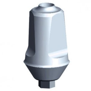Implantat-Abutment / Titan - MDS50-750-HI - EASY SYSTEM IMPLANT - inneres Sechseck / gerade