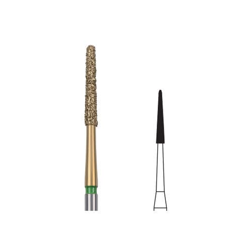 Fräser für Zahnchirurgie D254T EDENTA AG Diamant / Zinn / Schneid