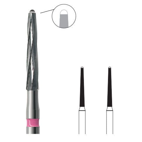 Endodontischer Fräser - H152 - Edenta - Edelstahl / konisch