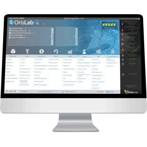 Software für Dentallabor - Orislab Q - OrisLine Group - Management / Projektentwicklung / CAD