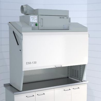 Abzugshaube für Dentallabor - E58/S130+DE.FO  - ERIO - Tisch / elektrostatisch / belüftet