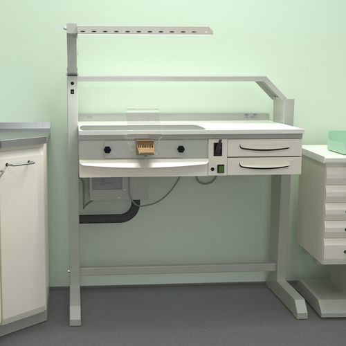 Arbeitsplatz für Dentallabors / mit Licht - TEKNO - ERIO - mit Schubladen / kompakt