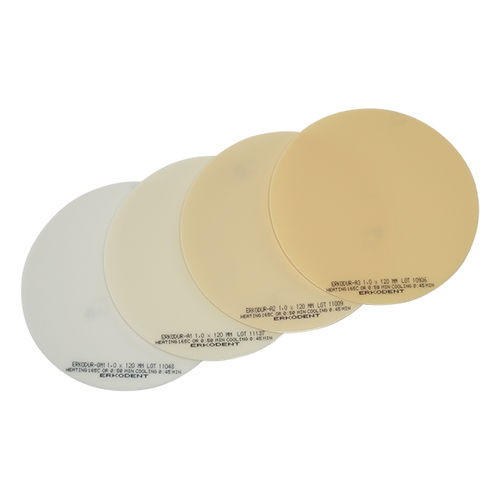 Zahnmedizinisches Material / Acryl - Erkodur-0M1/-A1/-A2/-A3 - ERKODENT Erich Kopp - für therapeutische Schienen / biokompatibel / temporär