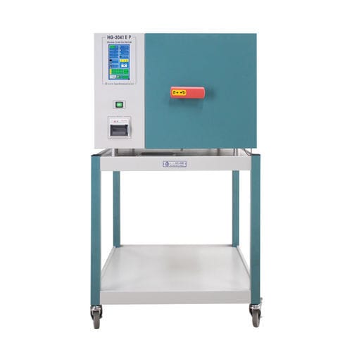 Medizinischer Sterilisator / Ethylenoxid - HG-3041E·P - Hanshin Medical - Tisch / mit Touchscreen