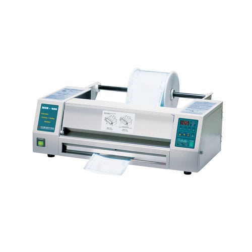 Medizinische Heißsiegelmaschine - HCS-400  - Hanshin Medical - automatisch / drehbar