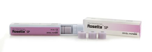 Zahnmedizinisches Material / Glaskeramik - Rosetta® SP - HASS CORP   - Lithiumdisilikat / für Dentalinlays / für Veneere