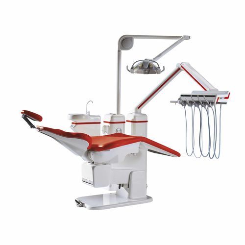 Dentaleinheit mit elektrisch bedientem Stuhl - UnicLine 5D - Heka Dental - mit flexiblem Kopfstück / mit Monitor / mit Hygienesystem