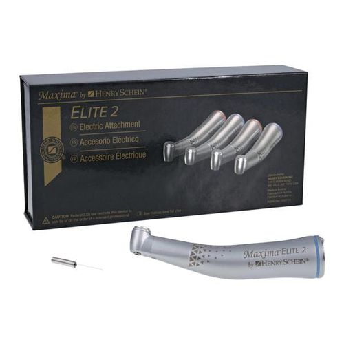 Dental-Winkelstück - Maxima ELITE 2  - Henry Schein - mit Luftmotor / direkt / autoklavierbar