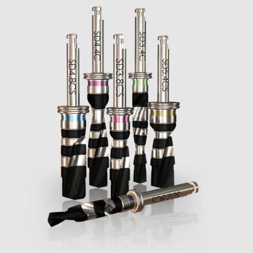 Dentalbohrer - Implant Direct Europe - DLC / Dekorputz / gerade