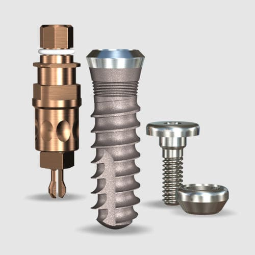 Zylindrisches Zahnimplantat - SWISHPLUS™  - Implant Direct Europe - Titan / innerer Achtkant / mit Innenverbindung