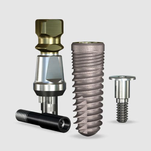 Konisches Zahnimplantat - REACTIVE™ - Implant Direct Europe - Titan / interner Dreipass / gerade