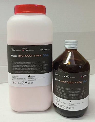 Zahnmedizinisches Material / für Zahnprothesen - zeta microdon nano plus - INDUSTRIA ZINGARDI SRL   - Pulver / flüssig / biokompatibel