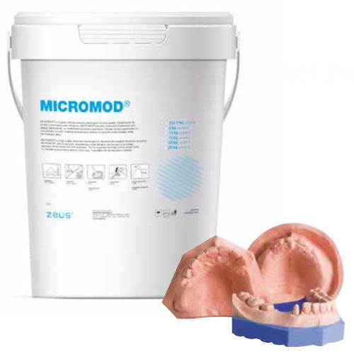 Zahnmedizinisches Material / Gips - zeus MICROMOD® - INDUSTRIA ZINGARDI SRL   - für Dentallabor / Pulver