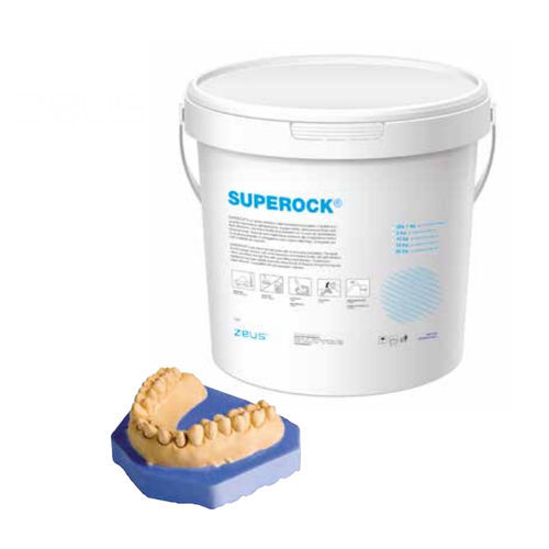 Zahnmedizinisches Material / Stein - zeus SUPEROCK® - INDUSTRIA ZINGARDI SRL   - für Dentallabor / Pulver
