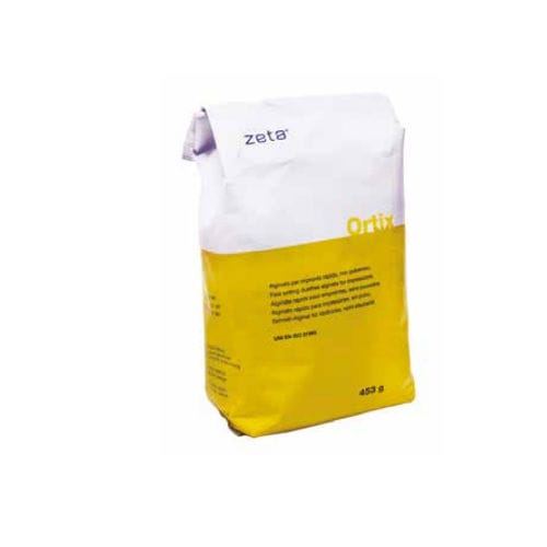 Zahnmedizinisches Material / Alginat - zeta ortix - INDUSTRIA ZINGARDI SRL   - für Abdrucklöffel