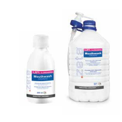 Zahnmedizinisches Material / auf Chlorhexidinbasis - ZETA-MOUTHWASH - INDUSTRIA ZINGARDI SRL   - für Zahnprophylaxe / flüssig